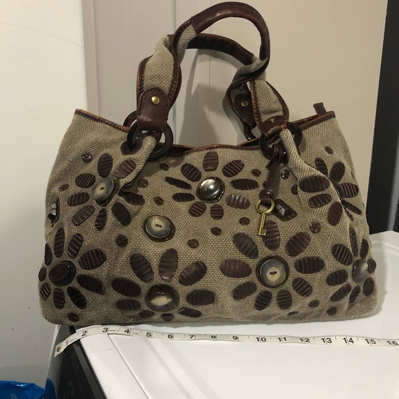 Fossil Handbags - Fossil Canvas Bag 💼 Modern Vintage